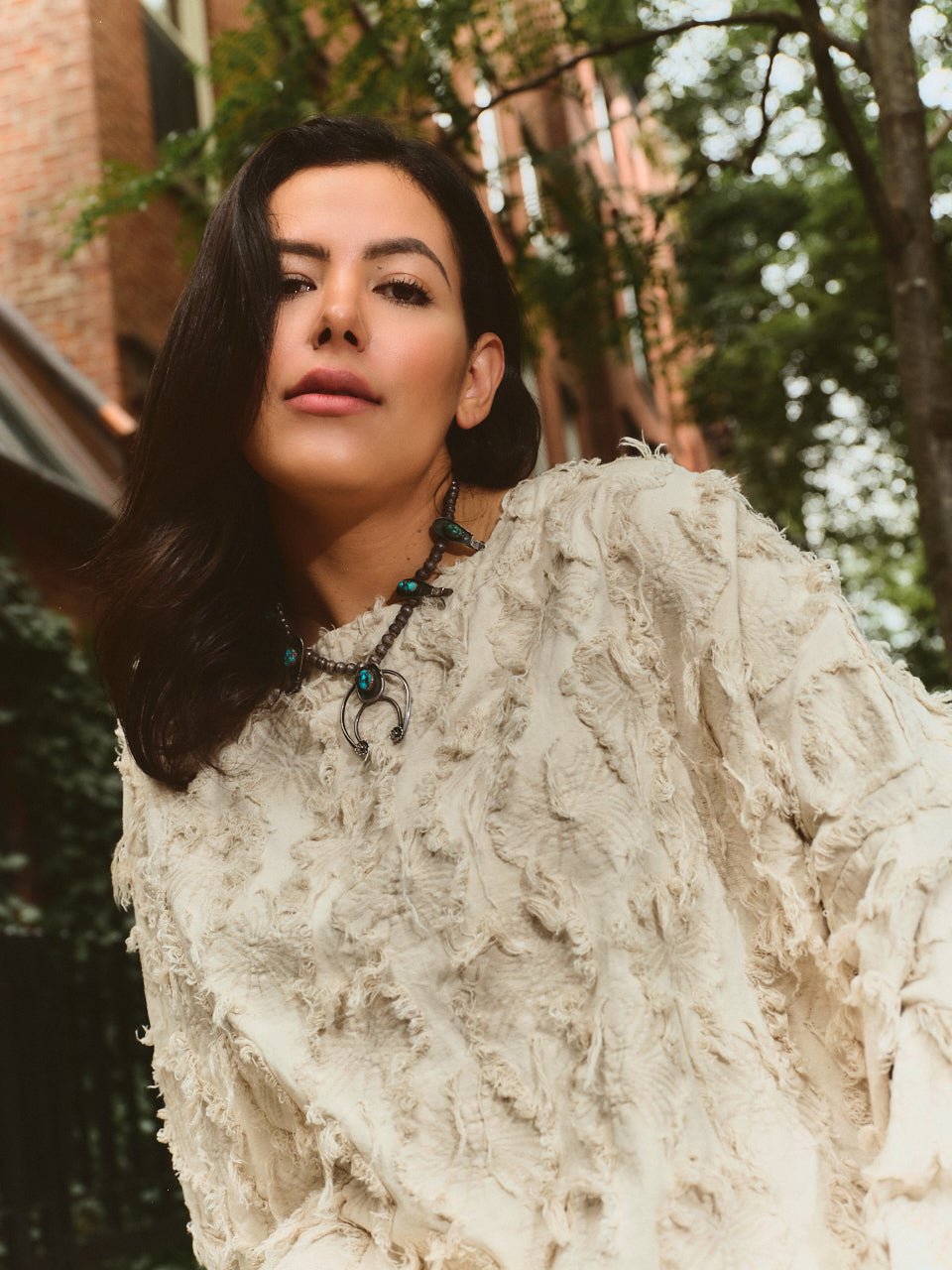 Artisan Textured Cotton Top