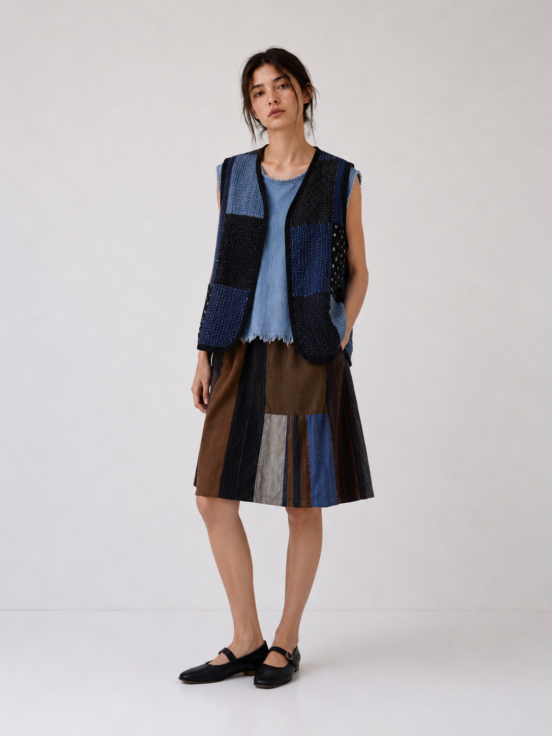 Mae Taeng Patchwork Skirt