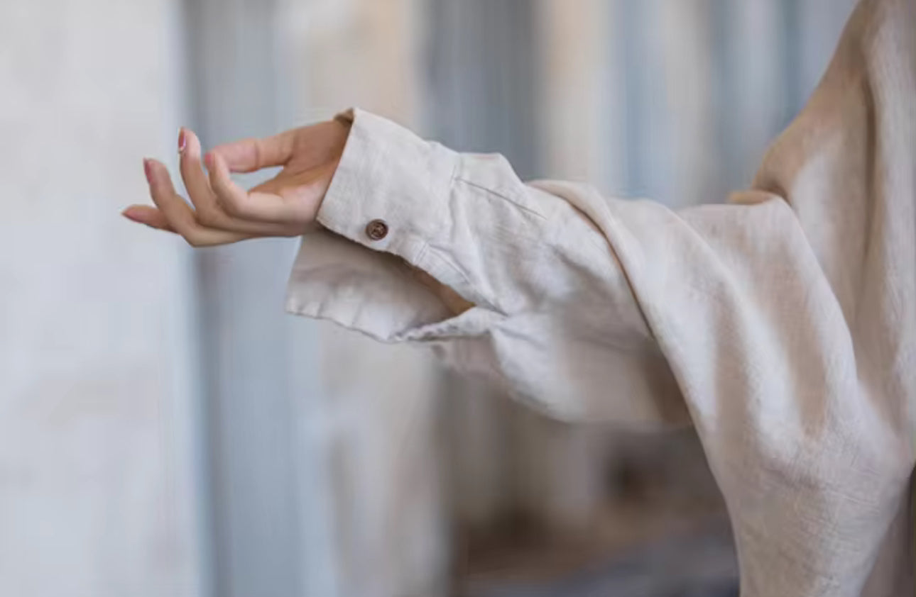 Oversized button down Cotton Shirt : OCS01