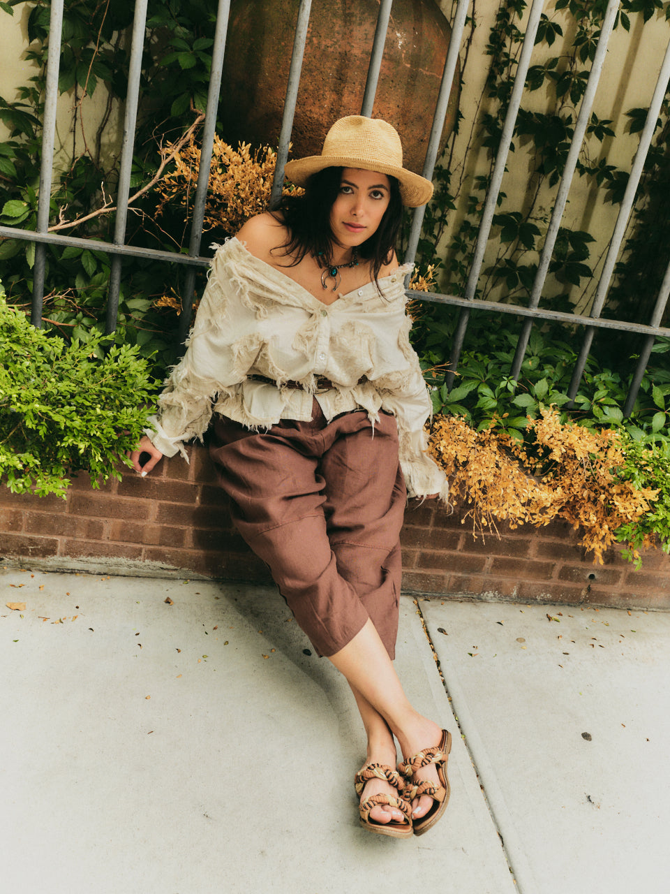 Artisan Textured Cotton Button Down