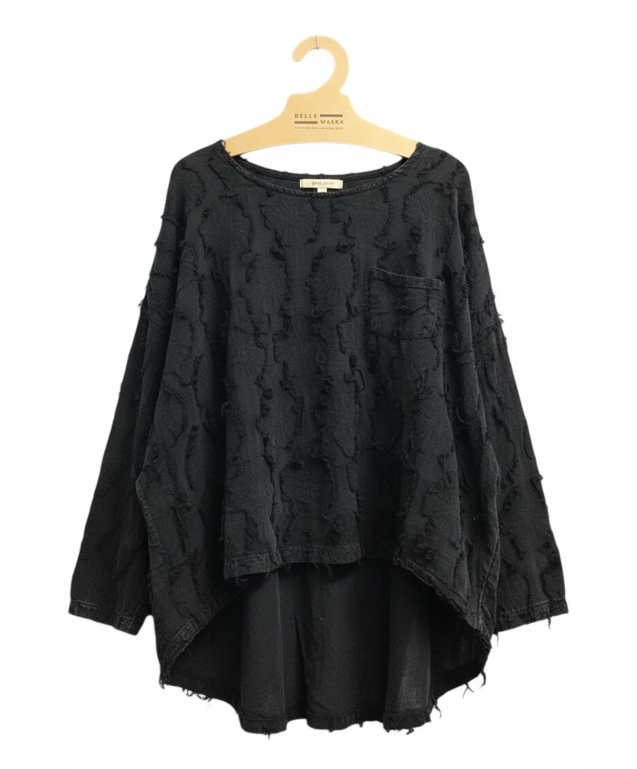 Artisan Textured Cotton Top