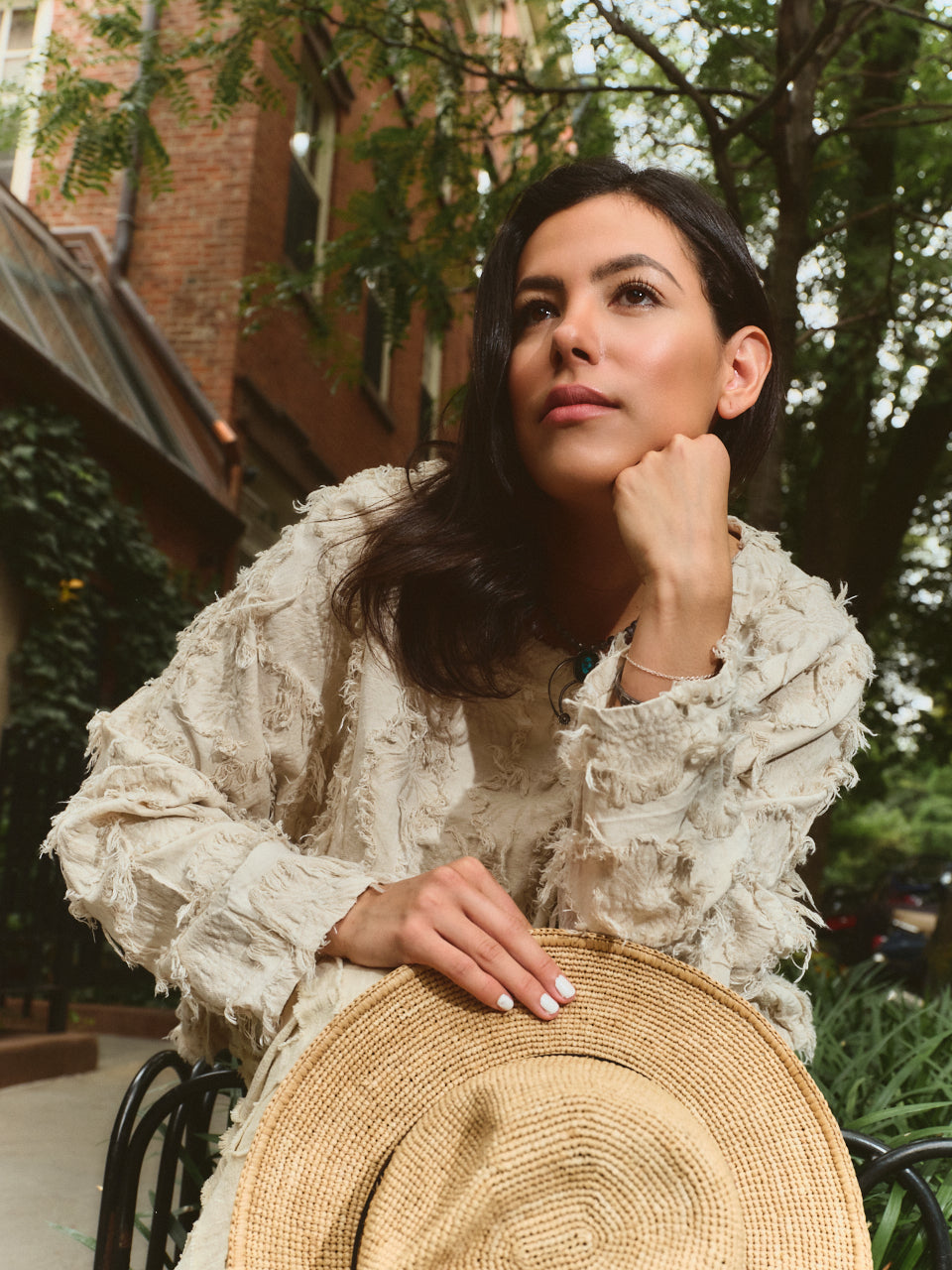 Artisan Textured Cotton Top