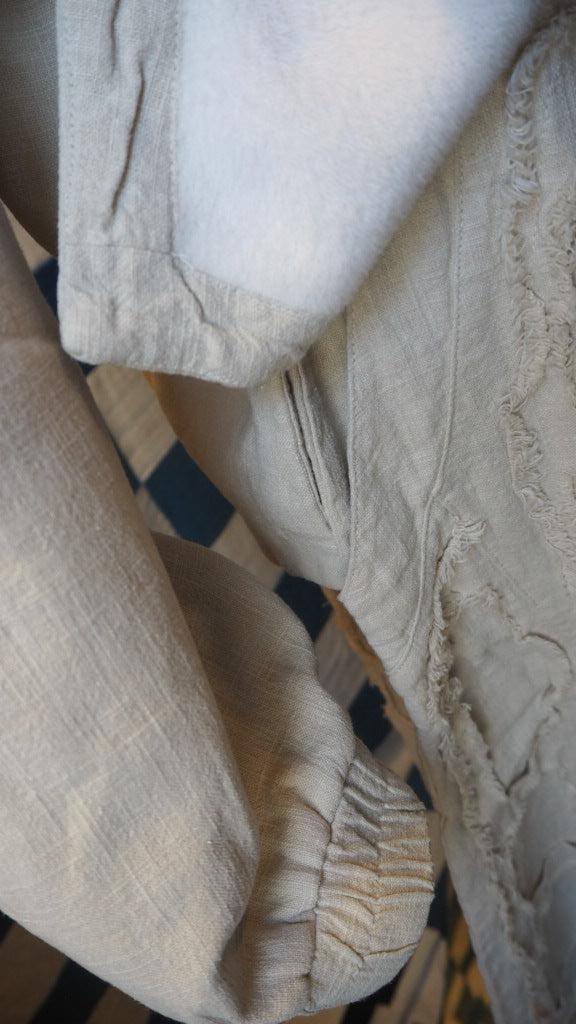 Hoodie cotton 3 button down