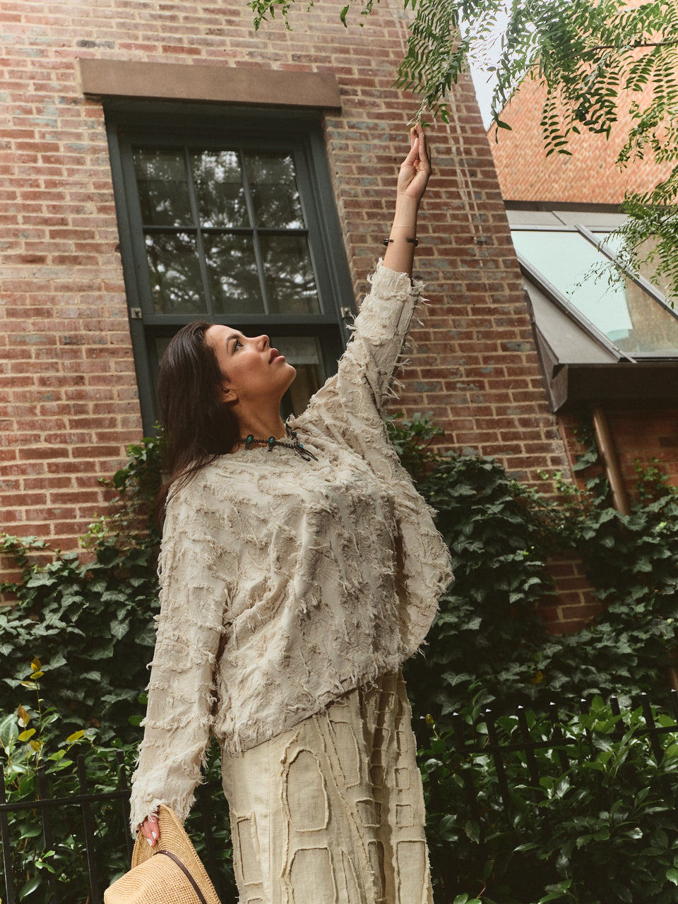 Artisan Textured Cotton Top