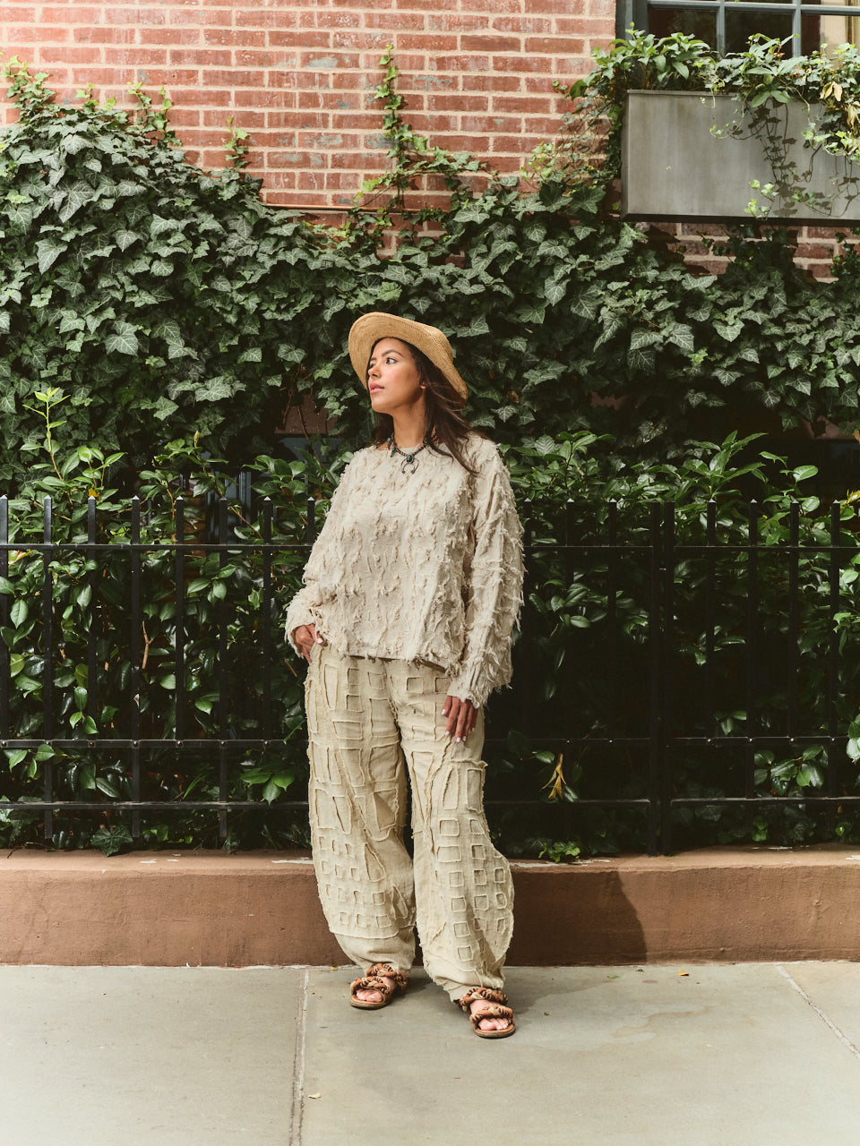 Artisan Textured Cotton Top