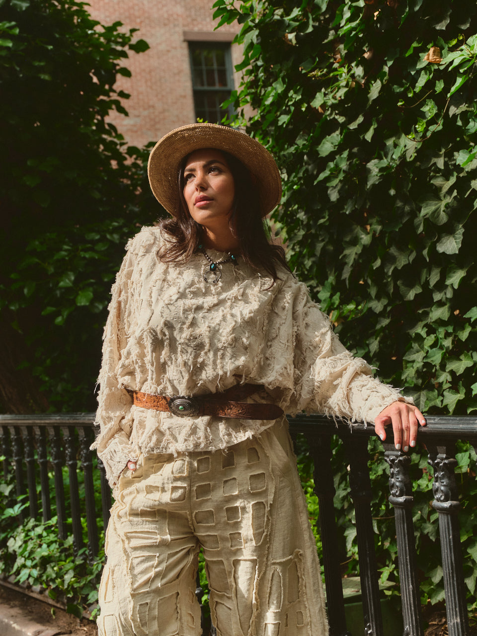Artisan Textured Cotton Top