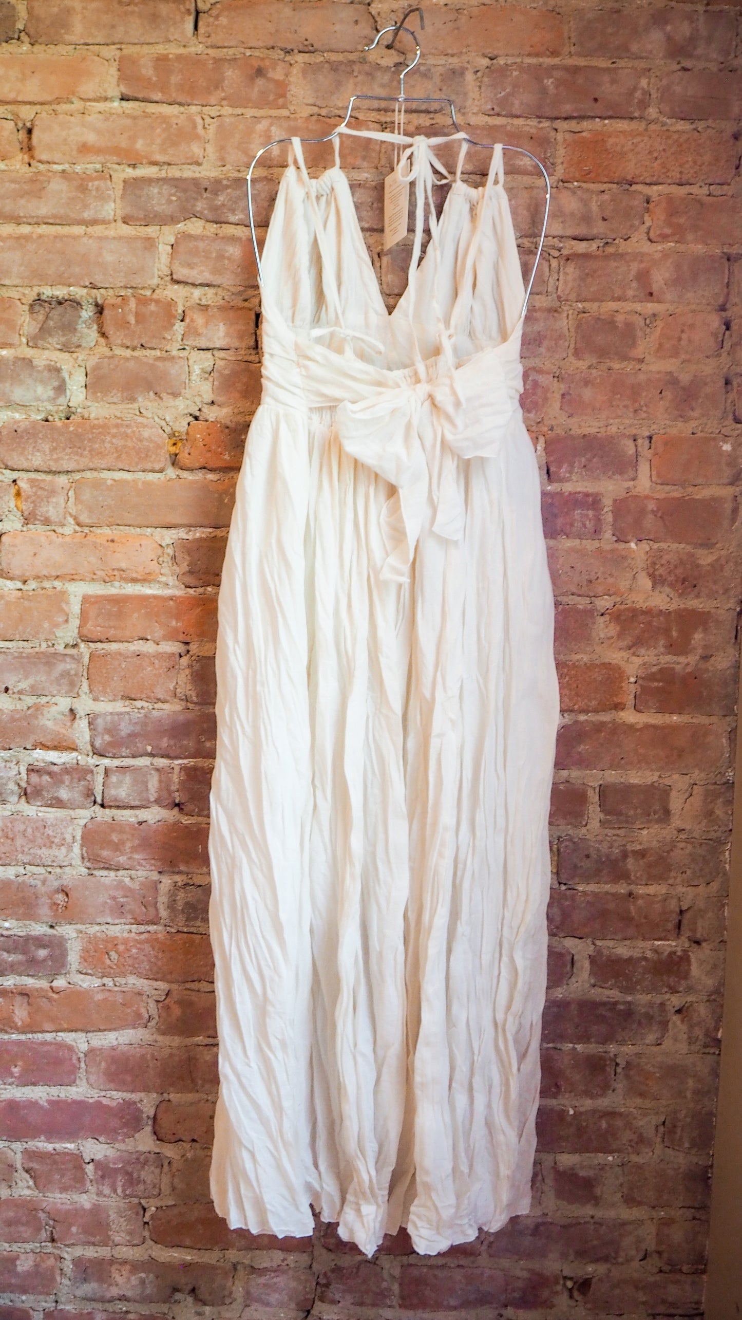 Muslin cotton maxi empire waist dress | NCD02