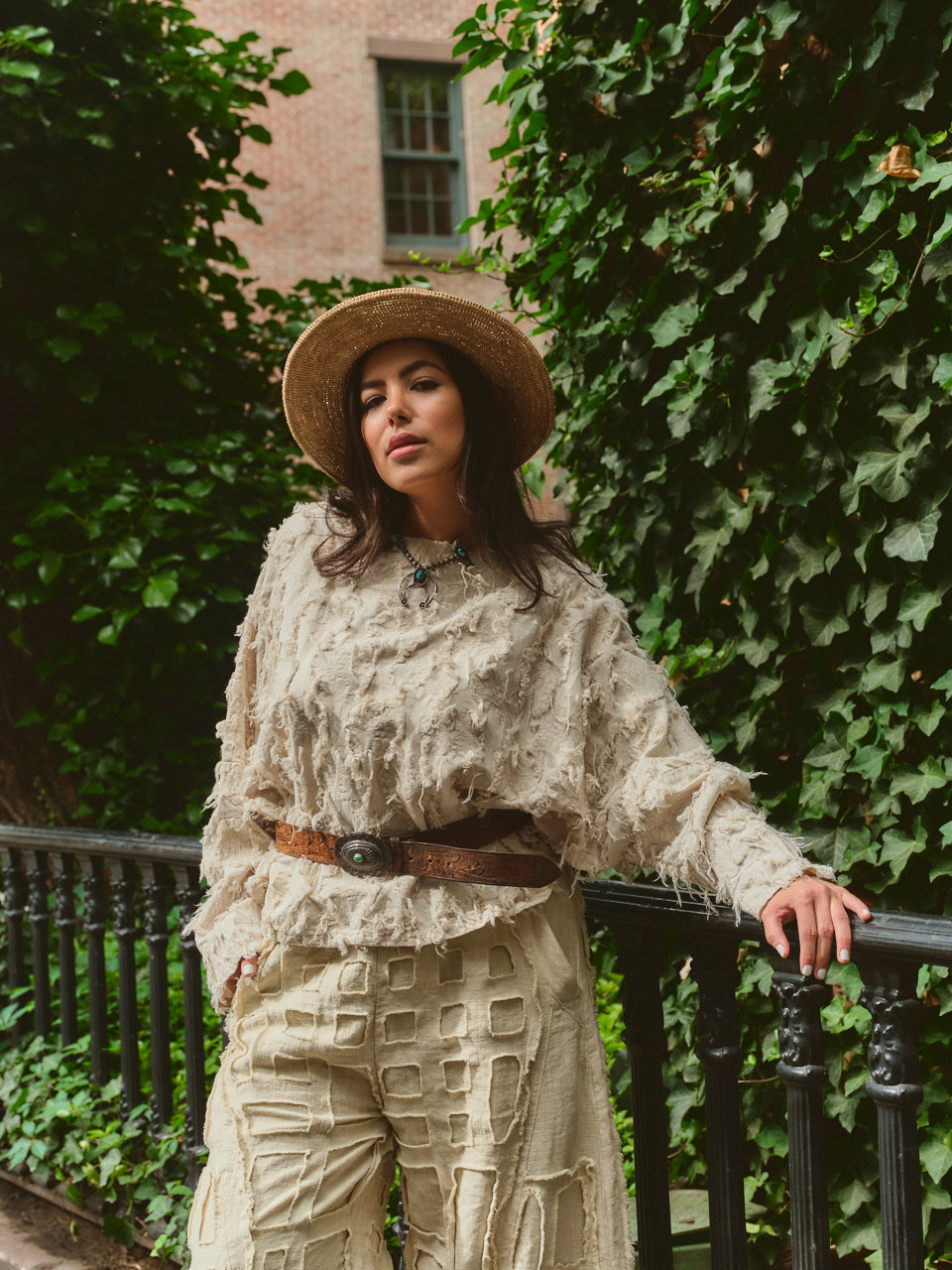 Artisan Textured Cotton Top