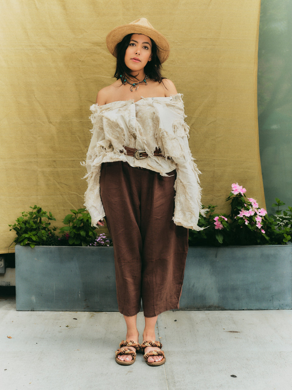 Artisan Textured Cotton Button Down