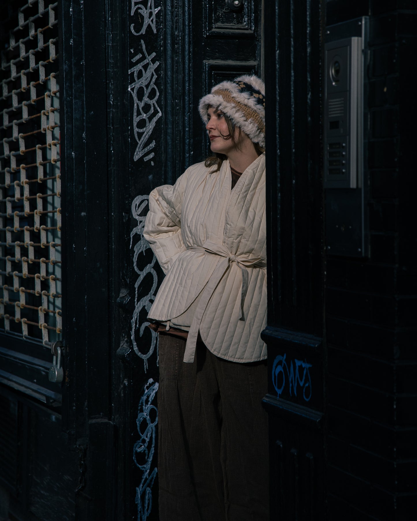 Quilted Wrapped Ties Jacket | QFTL02