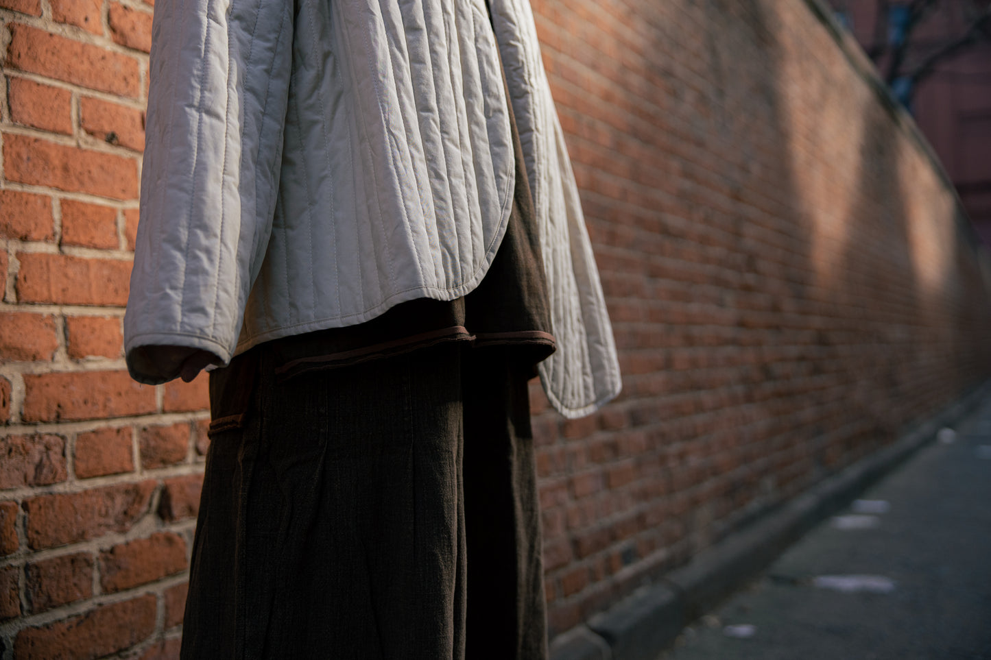 Quilted Wrapped Ties Jacket | QFTL02