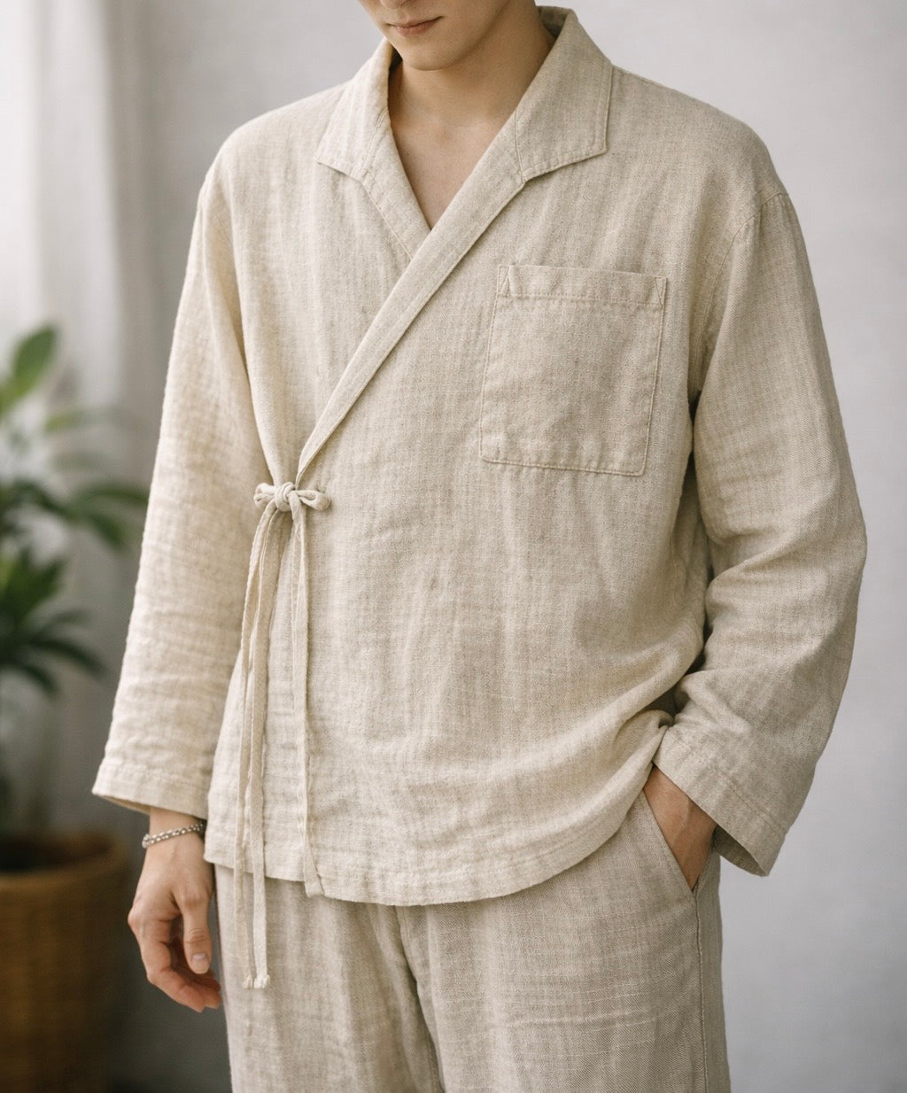 Wrap Cotton Shirt : OCS01