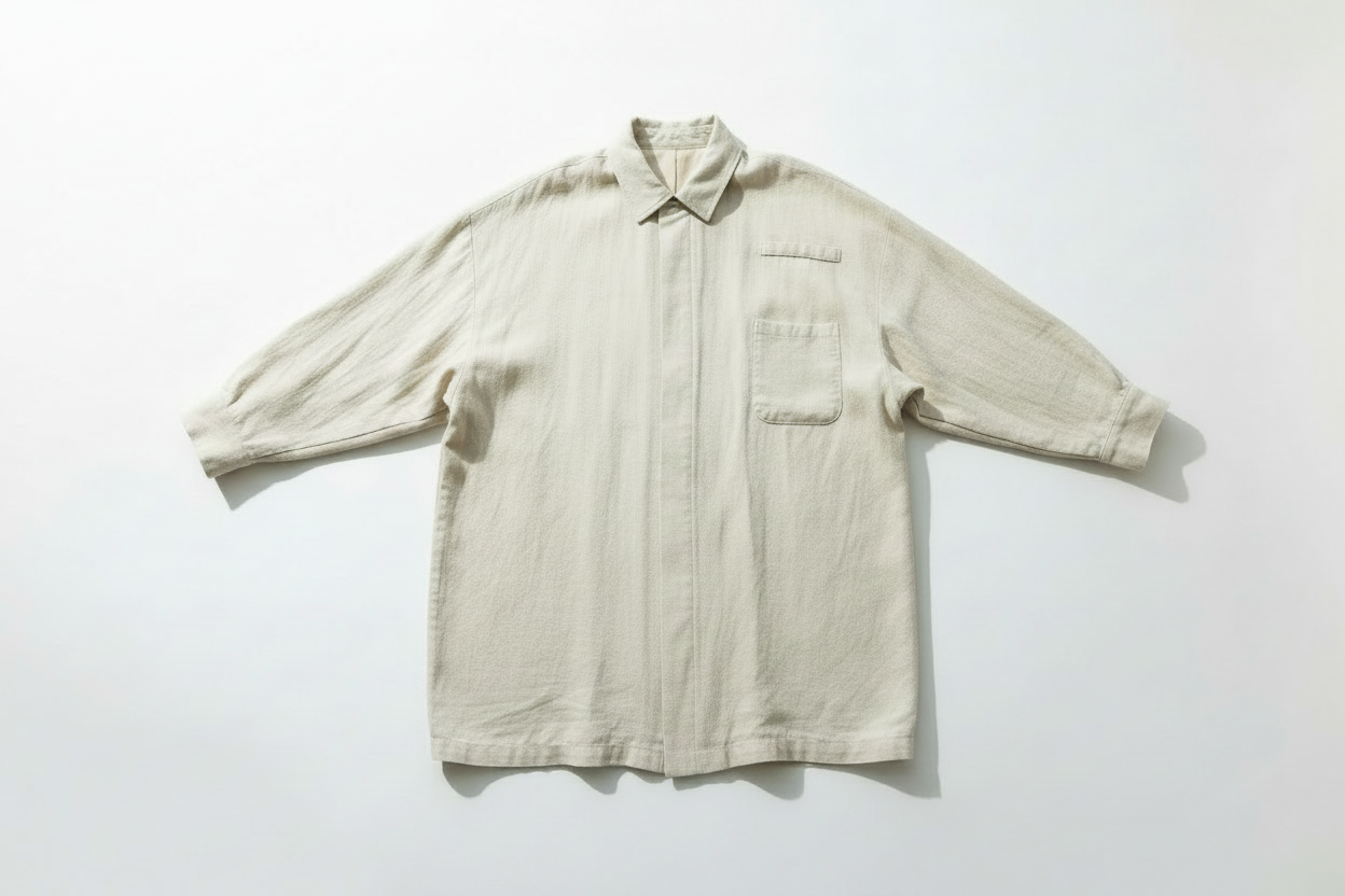 Oversized Button Down Cotton Shirt
