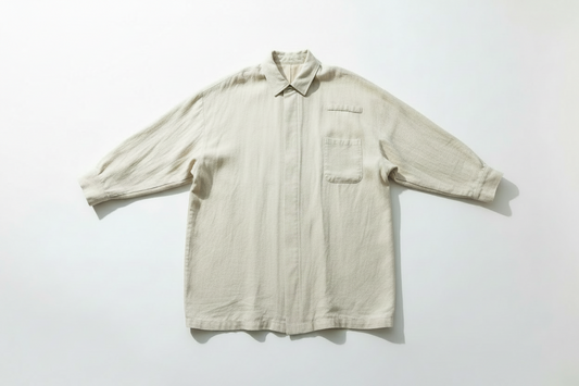 Oversized Button Down Cotton Shirt