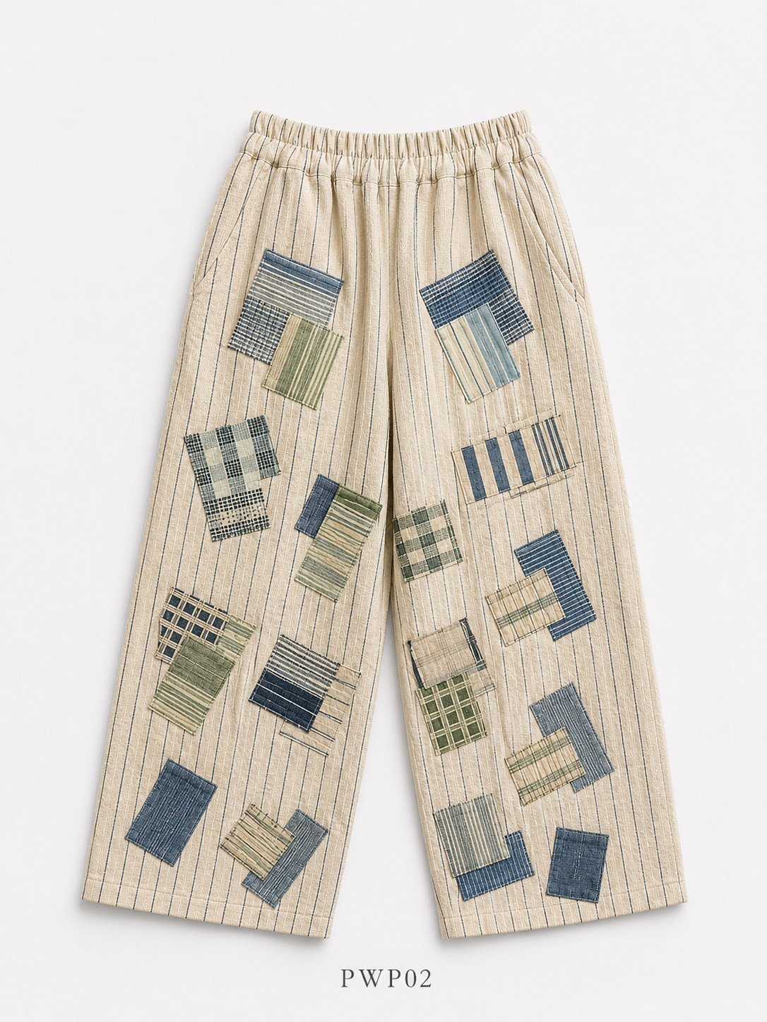 Human Archives Patchwork Trousers