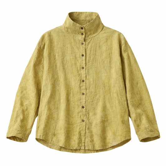 BUTTONED TEXTURED
COTTON SHIRT
