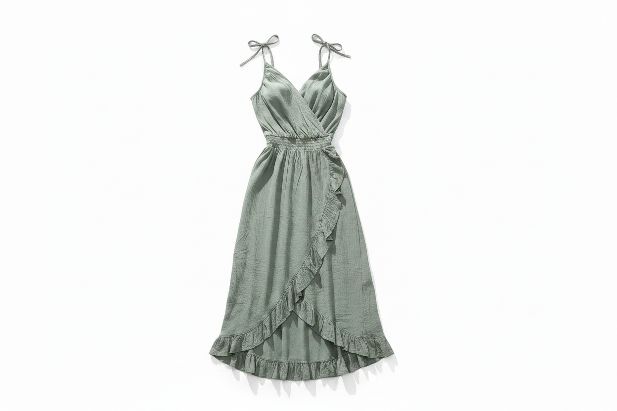 Light Cotton Long Dress-01