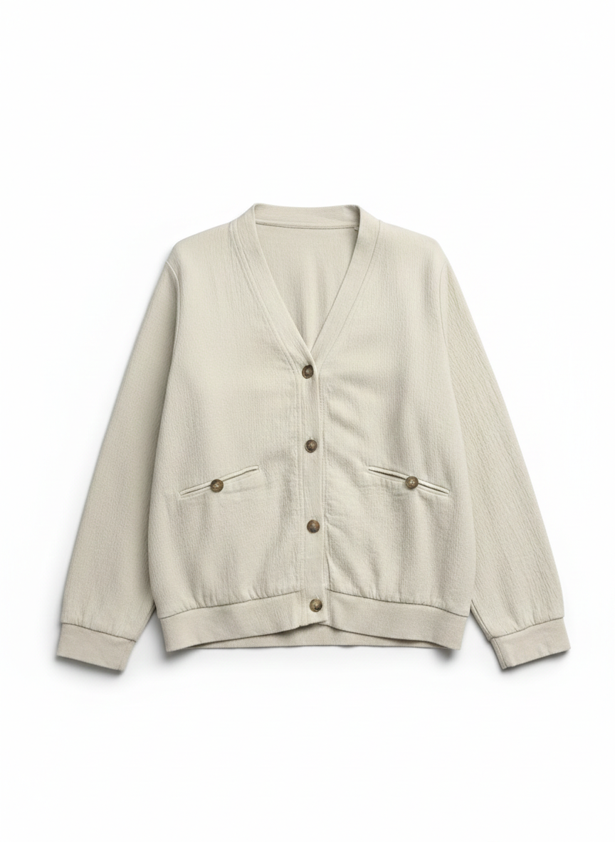 Cotton Artisanal Cardigan