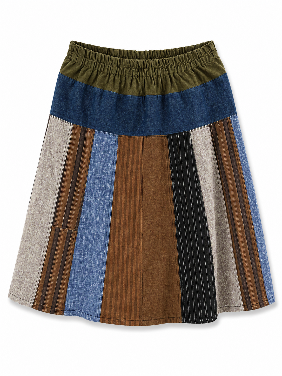 Mae Taeng Patchwork Skirt