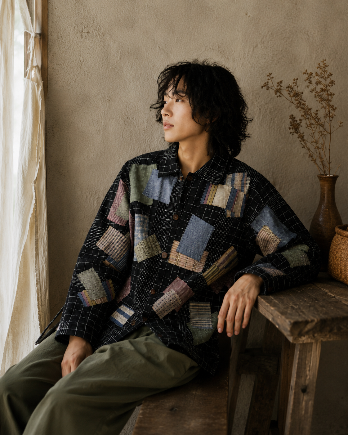 Human Archives Patchwork Jacket