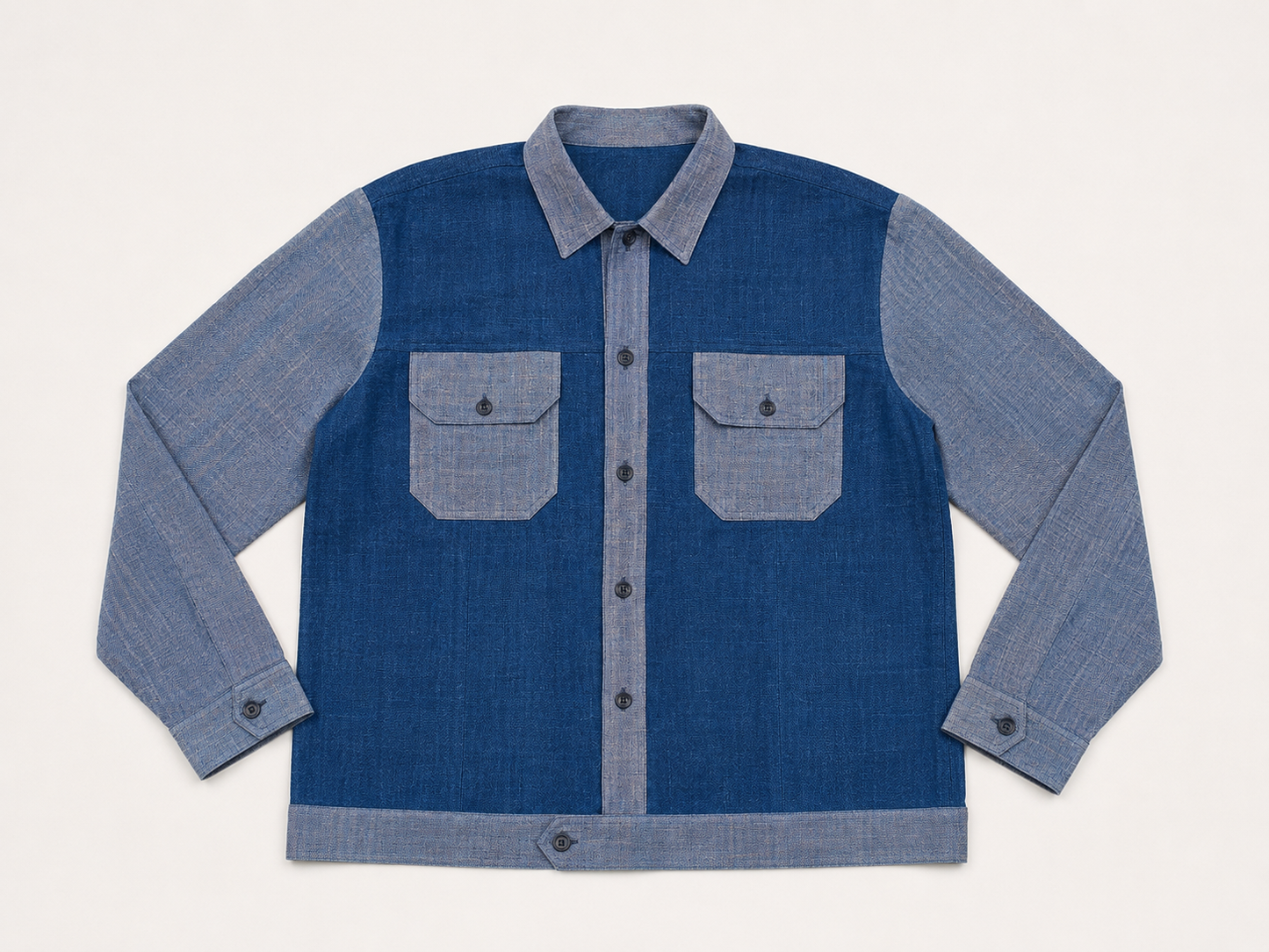 BCJ01 Indigo Utility Jacket