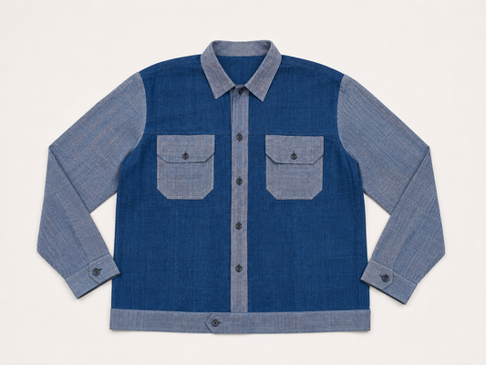 BCJ01 Indigo Utility Jacket