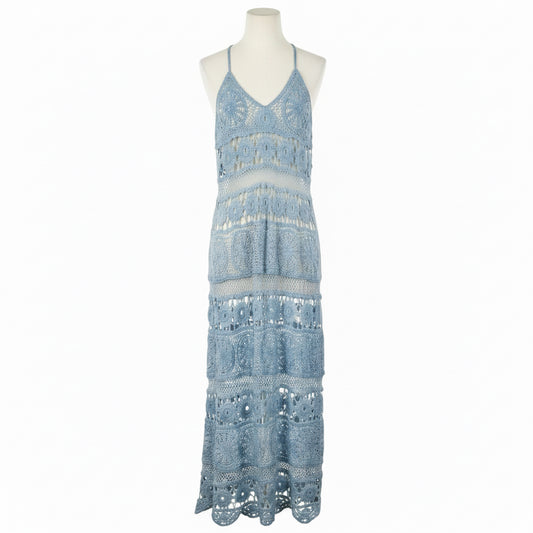 Lace Light Indigo Dress