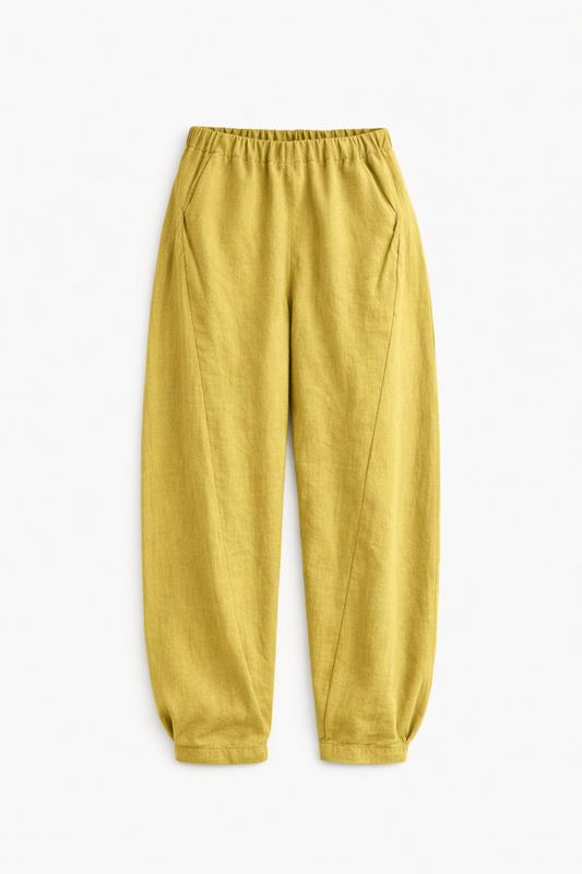 Rooted cotton Trousers – wide / relaxed taper pants