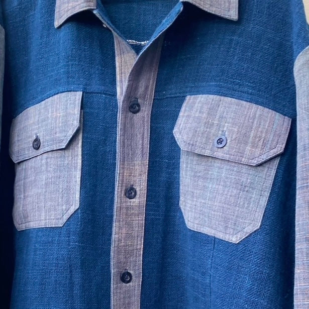 BCJ01 Indigo Utility Jacket