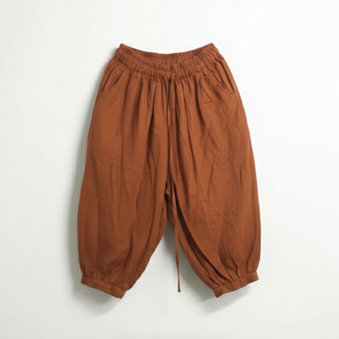 Linen Balloon Shorts