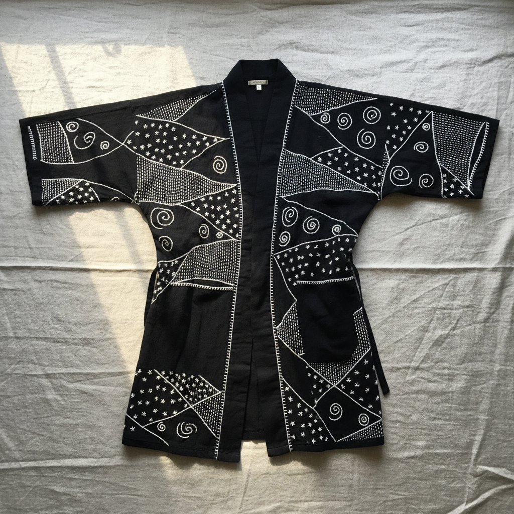Embroidered Kimono