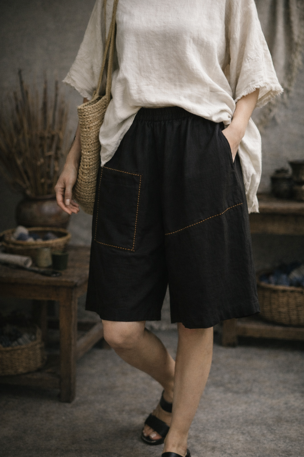 Satori Hand-Stitched Signature Linen