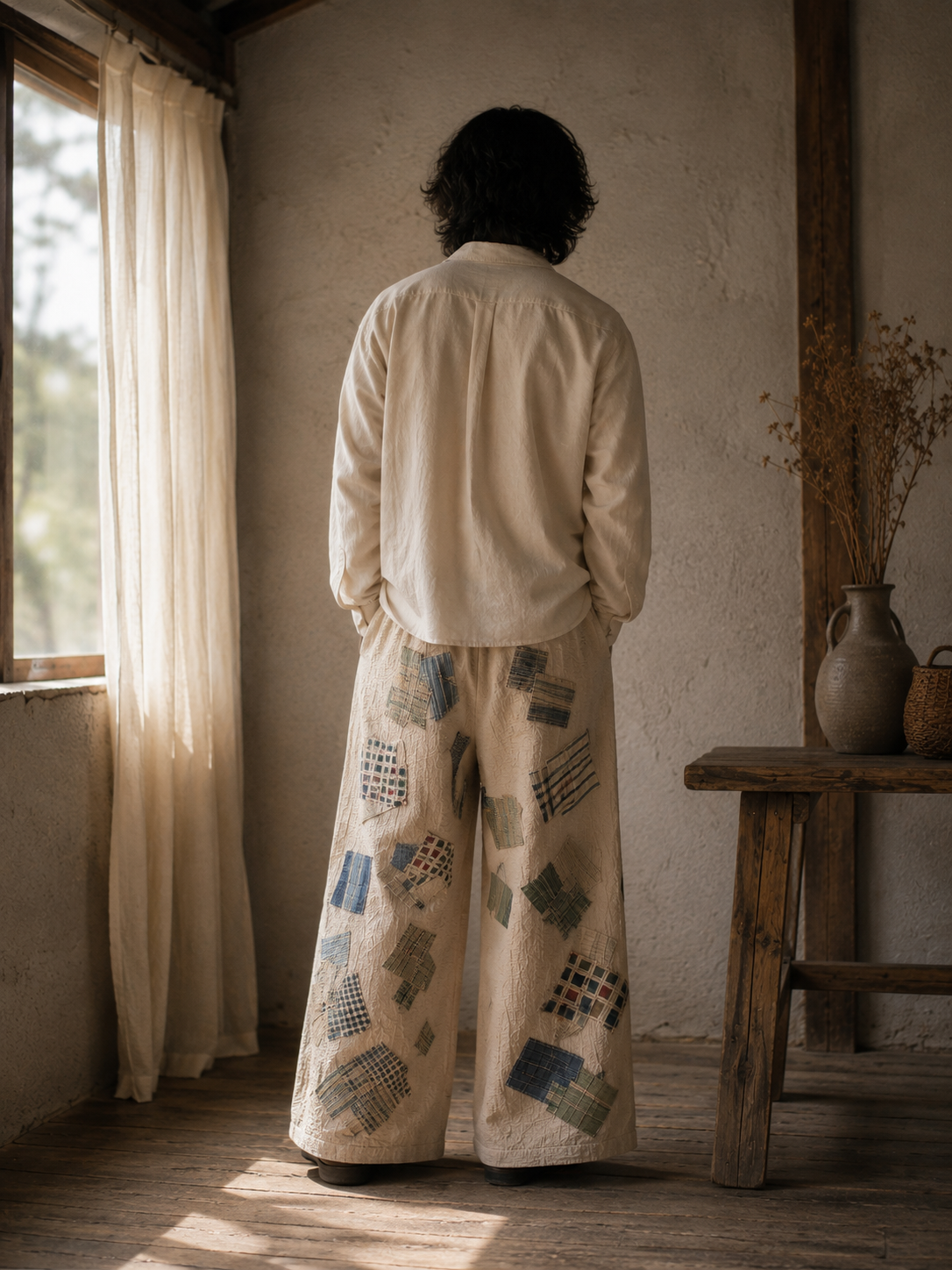 Human Archives Patchwork Trousers