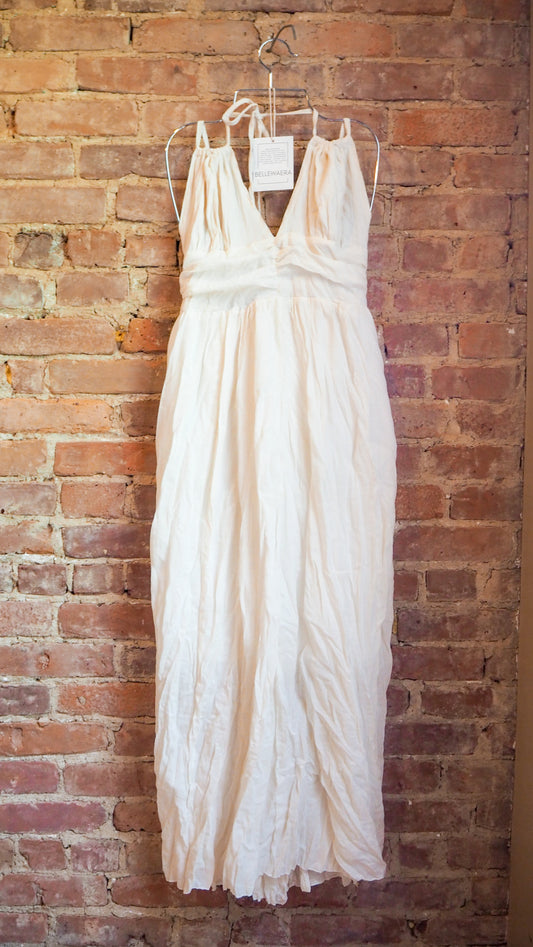 Muslin cotton maxi empire waist dress | NCD02