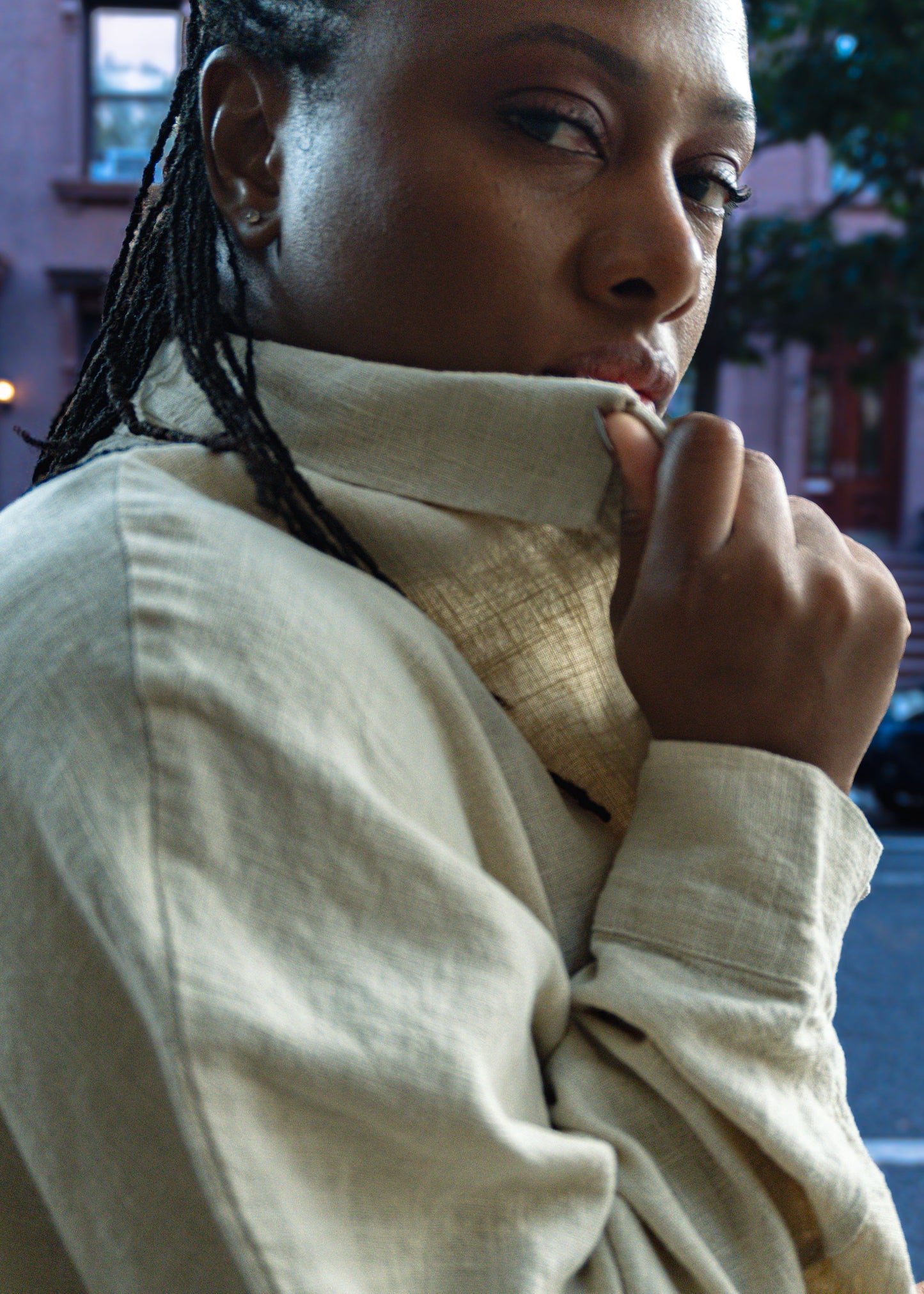 Oversized button down Cotton Shirt : OCS01
