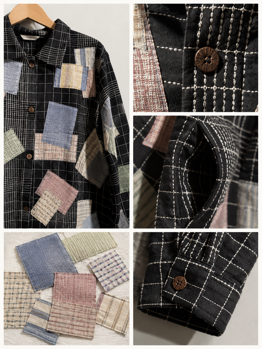 Human Archives Patchwork Jacket