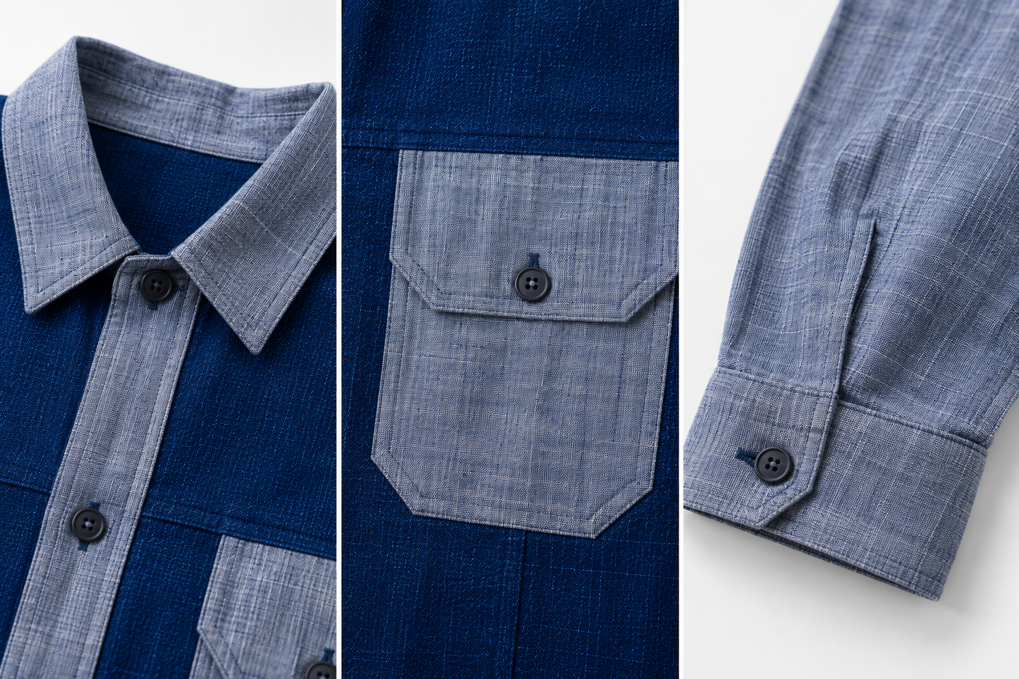 BCJ01 Indigo Utility Jacket