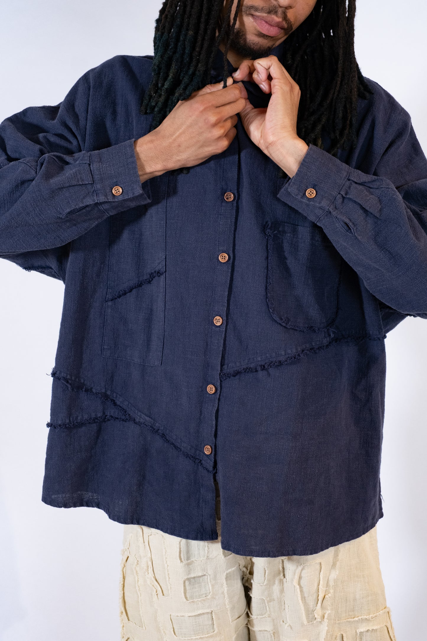 Kawa Textured Button Up