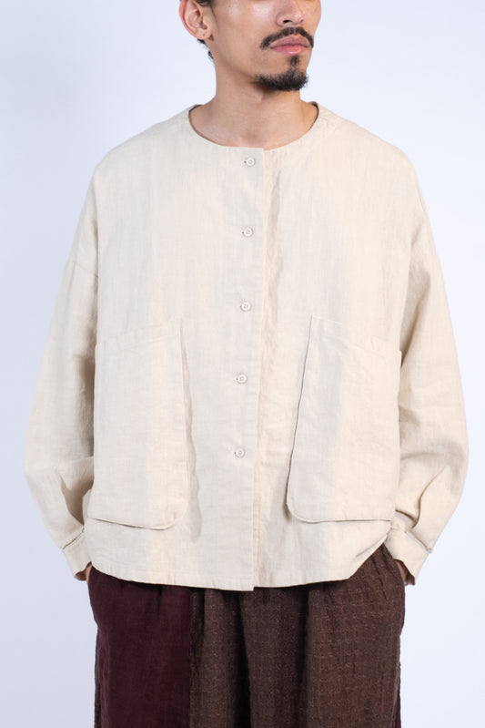 OVERSIZED COTTON BUTTON UP