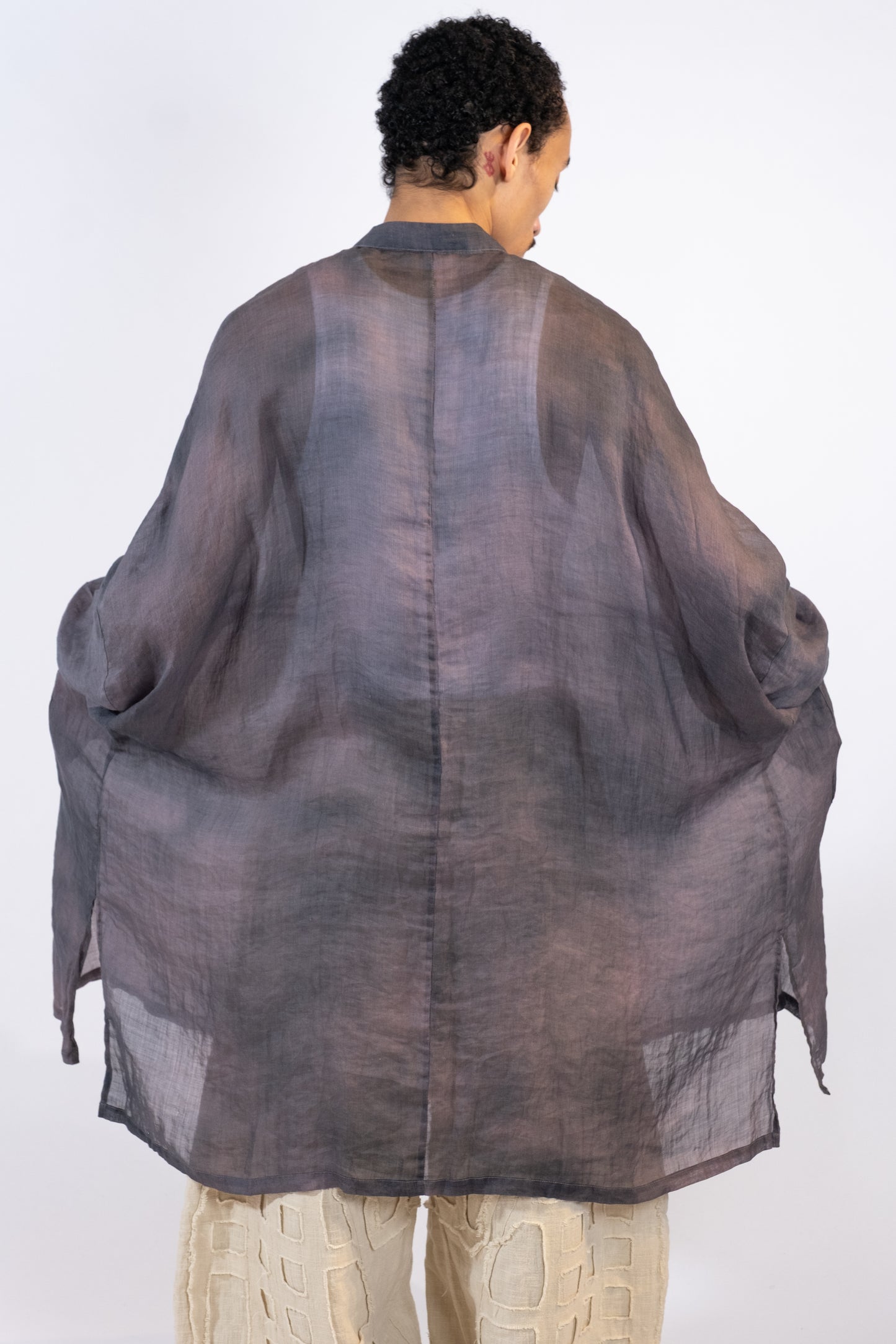HAND DYED SILK TUNIC