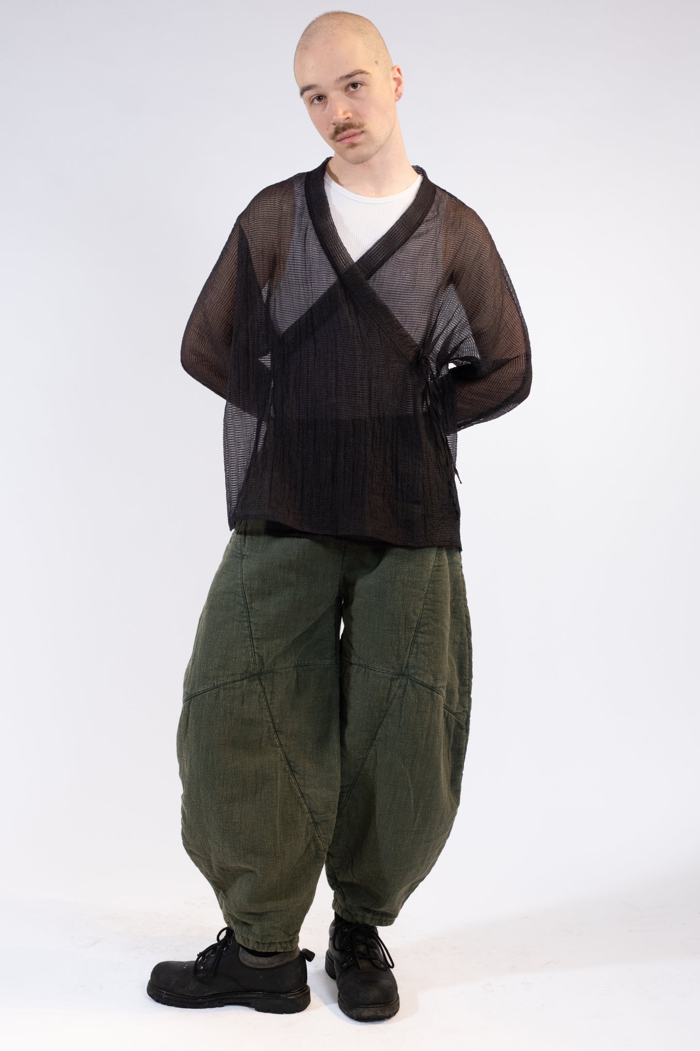 Stone Wash Knickerbockers Pants