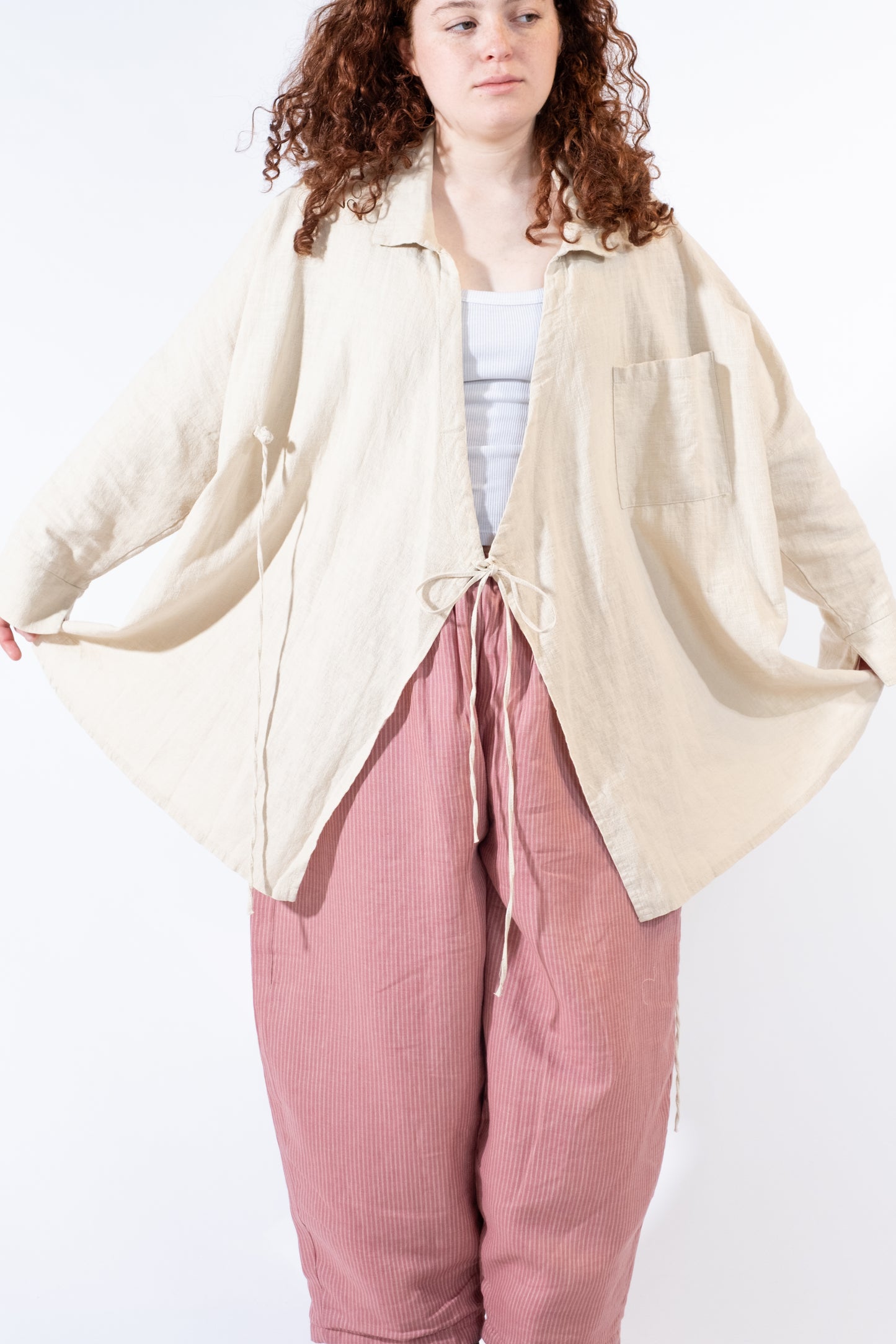 Wrap Short Cotton Jacket