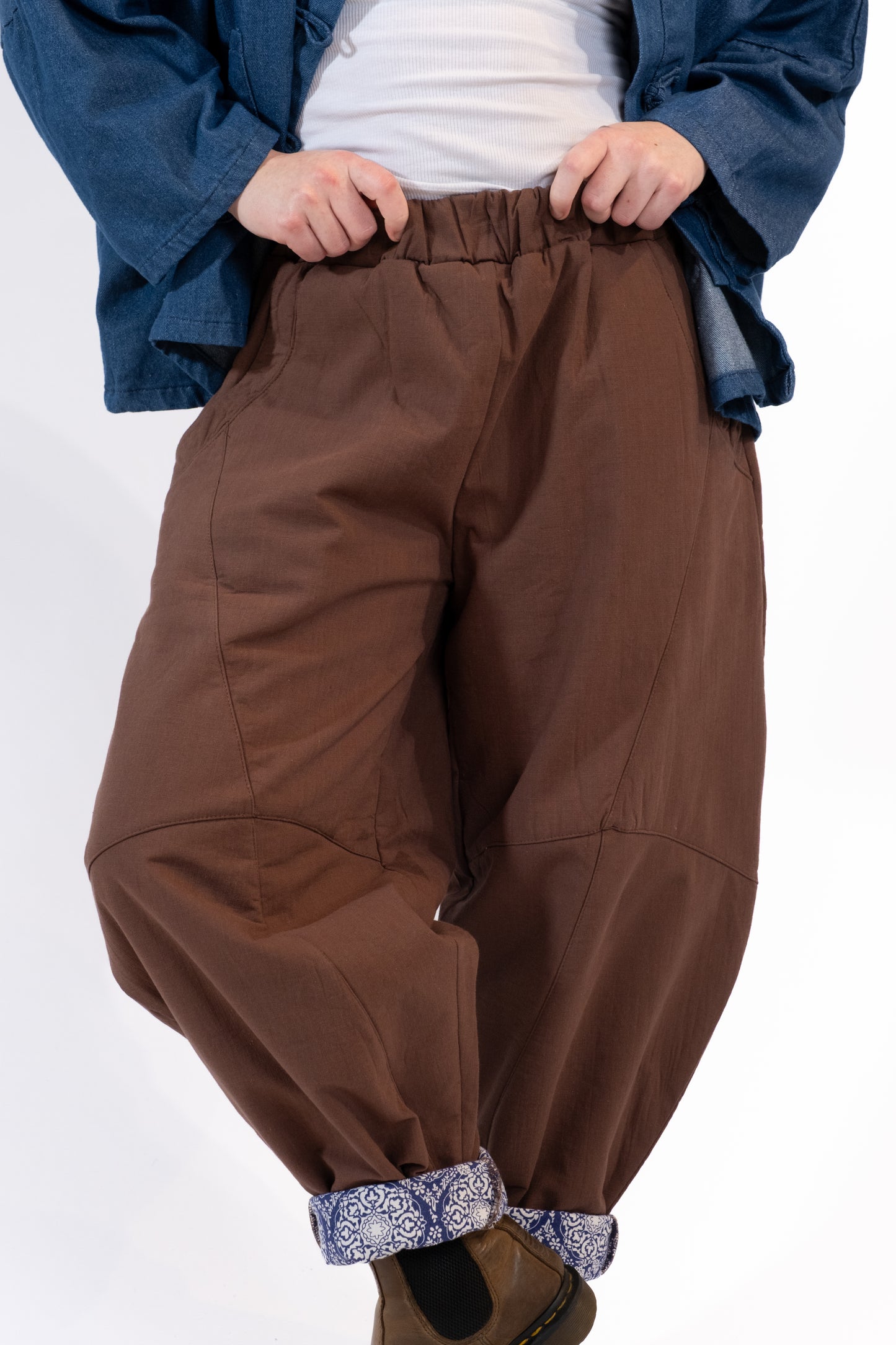 Quilted Knickerbocker Pants