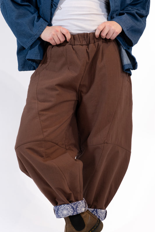 Quilted Knickerbocker Pants