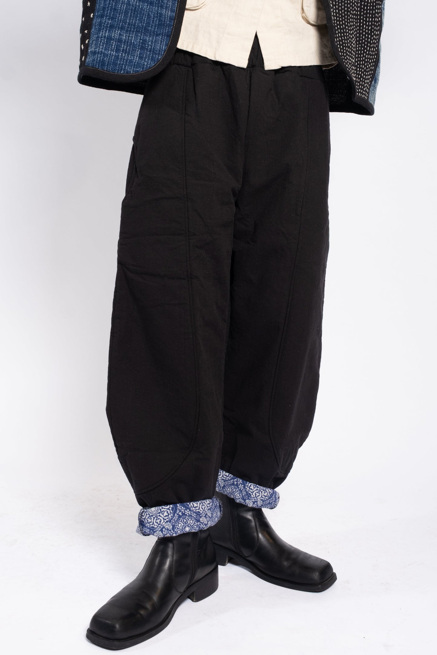 Quilted Knickerbocker Pants