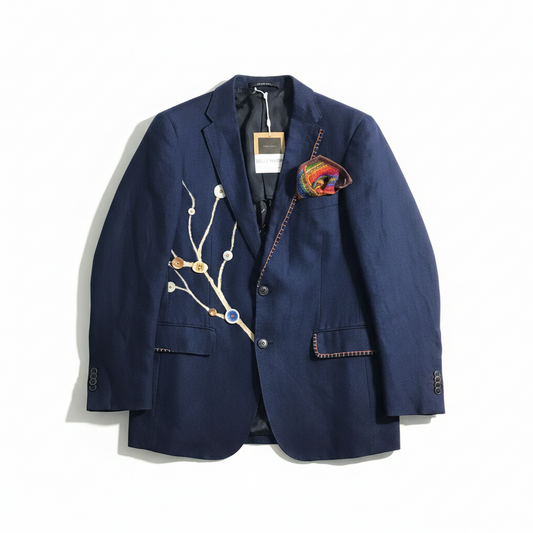 Embroidered Blazer
