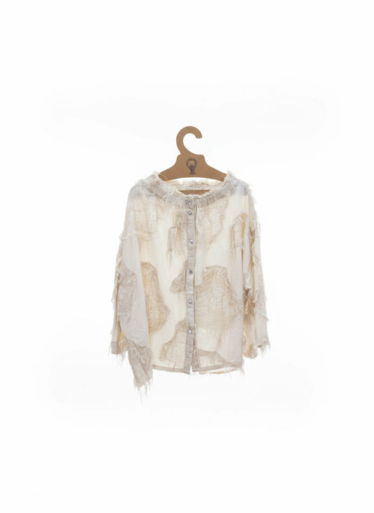 Artisan Textured Cotton Button Down