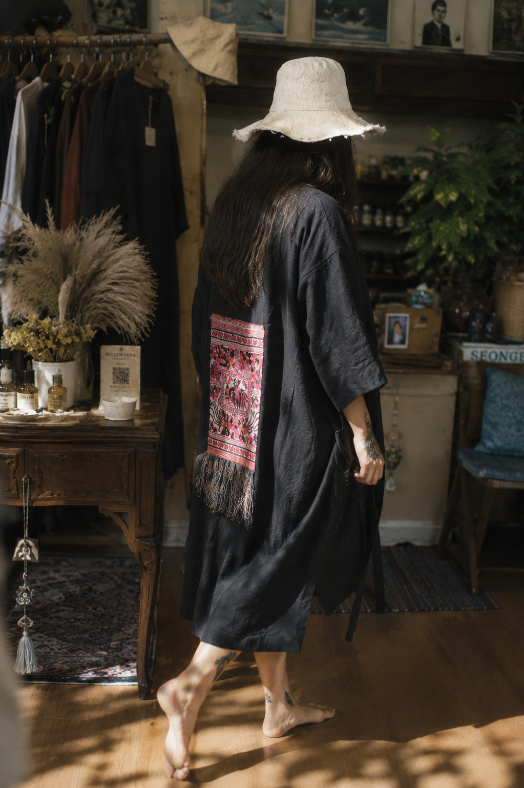 Hmong Textile Kimono Coat
