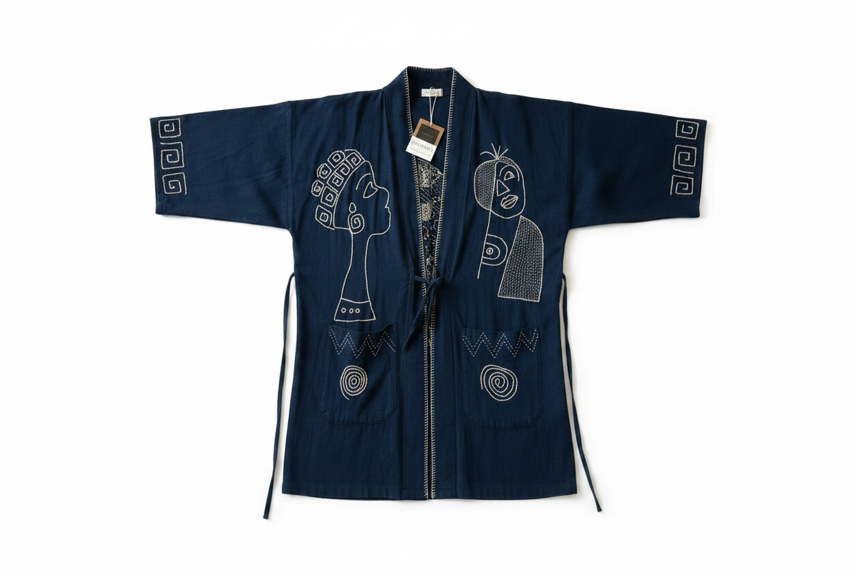 Embroidered Kimono